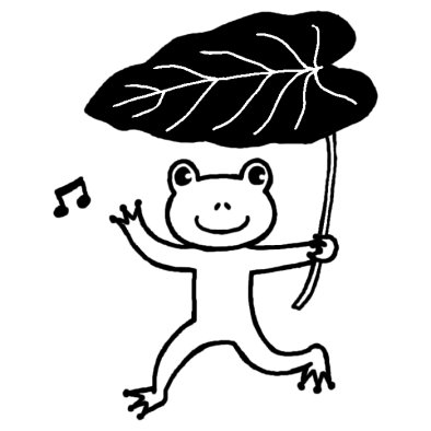 サトイモの葉とカエル 梅雨 夏の季節 6月の行事 無料 白黒イラスト素材 梅雨の白黒イラスト素材 Naver まとめ
